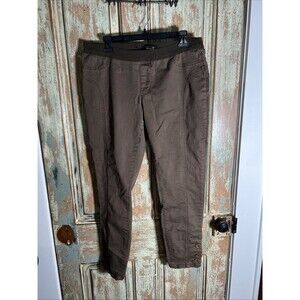 Seven7 Jeans size 14 Pull-On Brown Canvas Jeggings